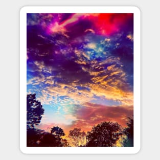 Colorful sky Sticker